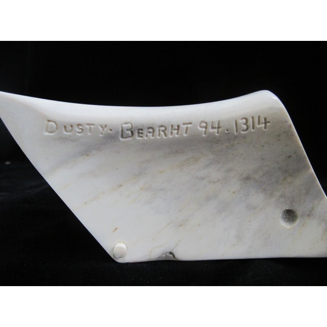 Dusty Bearht Canada Native Inuit Carved Caribou Antler Eagle Bird Art Sculpture For Sale In Portland, OR - Image 6 of 10