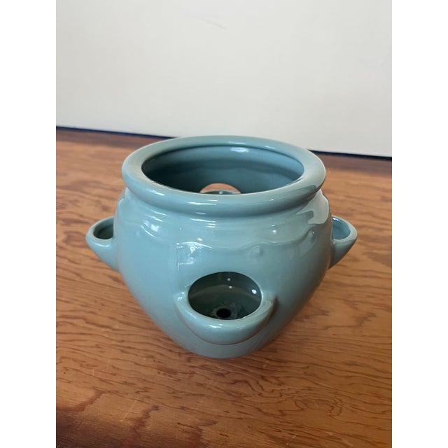 Mid-Century #10 Strawberry Planter Glazed For Sale In Monterey, CA - Image 6 of 7