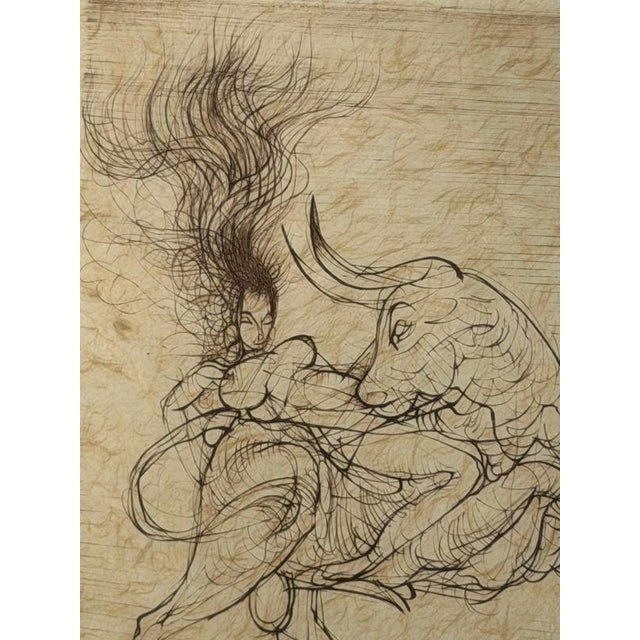 Hans Bellmer, Nude, The Abduction of Europa, Lithograph, Framed For Sale - Image 5 of 7