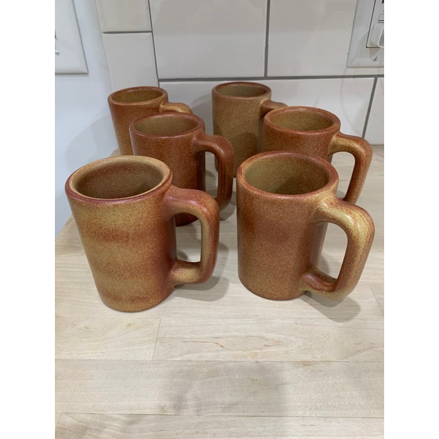 Vintage Stoneware Mugs Set of 6 Chairish