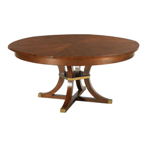 Woodbridge Furniture Apollo Jupe Dining Table in Bordeaux Finish