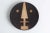 Face Plate of 2 Profiles Facing Ceramic, signed on backside has original wire on back for hanging dimensions: 10" dia...