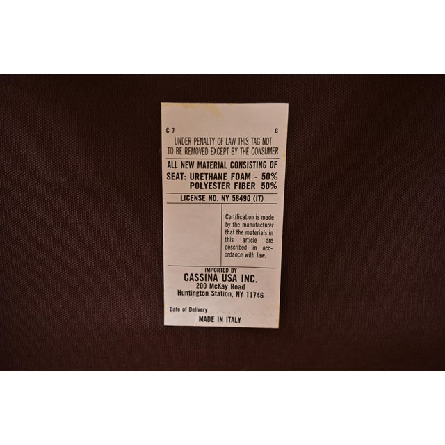 Frank Lloyd Wright for Cassina Arts & Crafts Cherry Wood Dining Chairs, Set of Four For Sale - Image 12 of 14