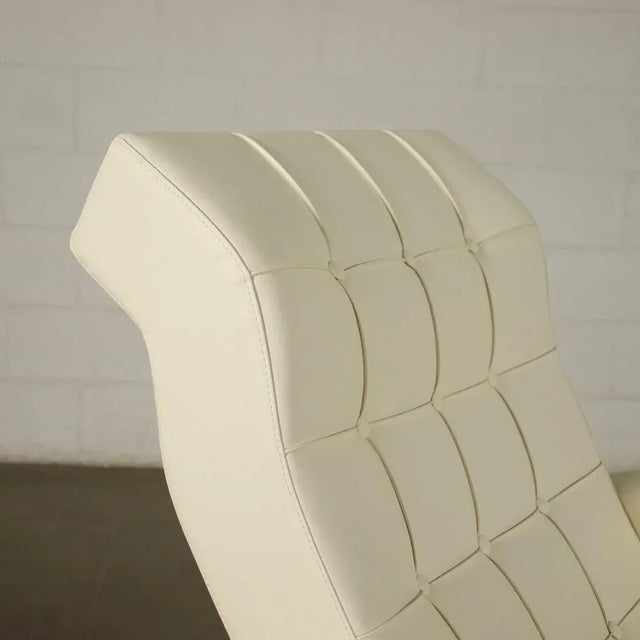 Armchair in Foam Leatherette and Metal, Italy, 1960s For Sale - Image 5 of 13