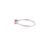 Not Yet Made - Made To Order Modern Pear Ruby Diamond Three Stone Promise Ring in 14k White Gold For Sale - Image 5 of 14