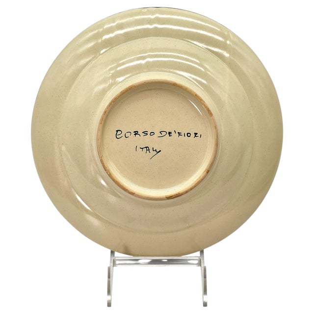 Late 20th Century Corso Dei Fiori “Casolare” Pasta Bowls, Set of Four For Sale - Image 9 of 10