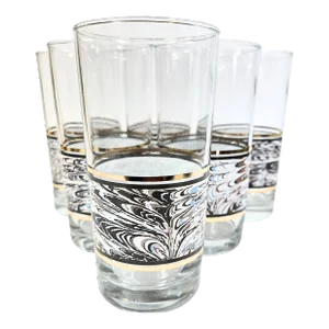 Retro Briard Style Tumblers-Set of Six