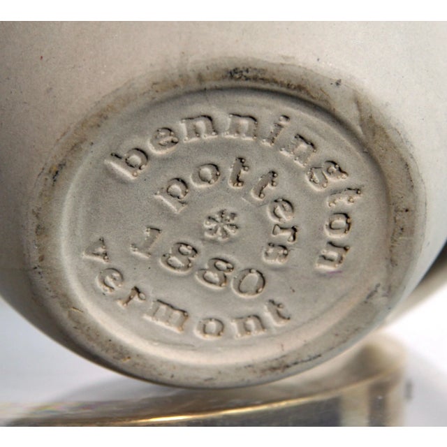 1970's Bennington Potters of Vermont Stoneware Batter Bowl For Sale - Image 9 of 10