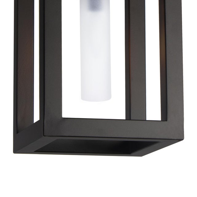 Traditional Regina Andrew Montecito Iron Outdoor Lantern, Black, Small For Sale - Image 3 of 8