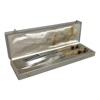 French Carving Set by Eloi for Hermès, 1920s For Sale