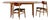 Mid-Century Modern Dining Extending Table by McIntosh For Sale