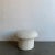 Abstract Modern Sherpa Mushroom Ottoman For Sale - Image 3 of 9