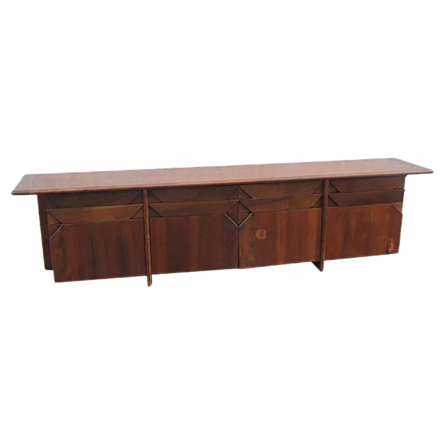 Mid-Century Walnut Sideboard by Ammanati & Vitelli for Catalano, 1960s For Sale