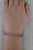 Metal 1.70ctw Diamond Lattice Bracelet 14k White Gold 6.75" 10.5mm For Sale - Image 7 of 8