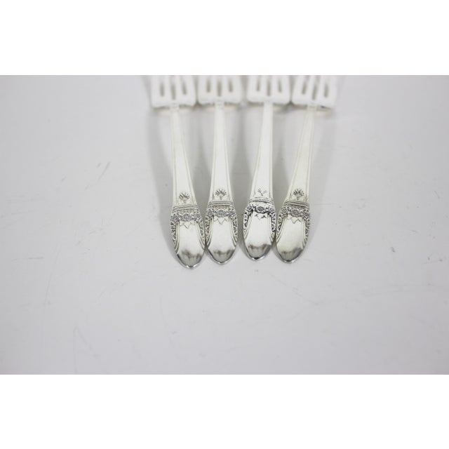 Two sets of four forks available at time of listing. Please choose quantity at checkout. Set of 4 silver plated individual...