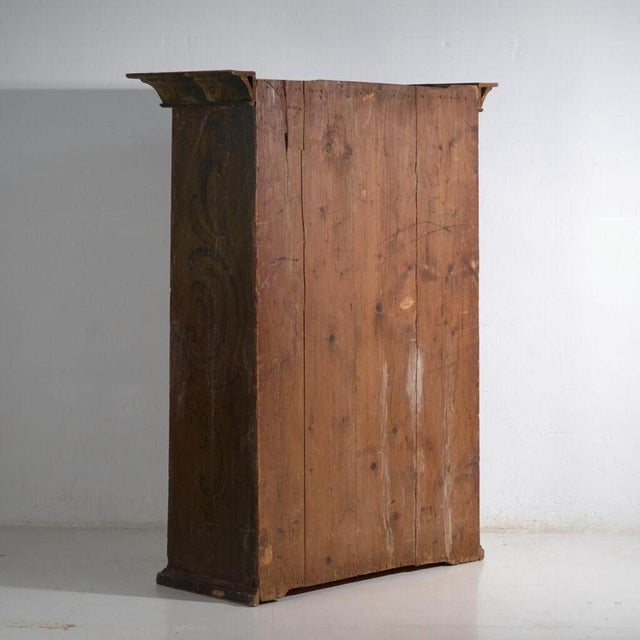 Antique Central European Folk Art Painted Cabinet For Sale - Image 15 of 16