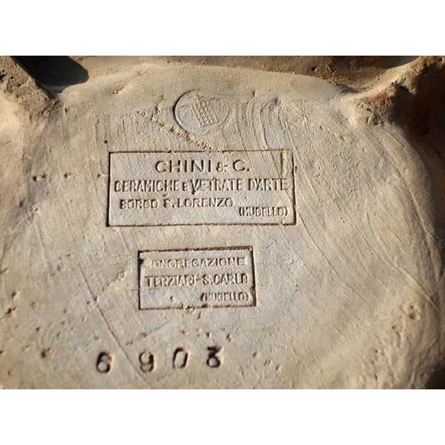 Ceramic Italian Ceramic Wall Sculpture by Galileo Chini for S. Lorenzo Mugello, 1920s For Sale - Image 7 of 8