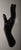 Mid-Century Modern Mid-Century Black Ceramic Wall Vase, 1950s For Sale - Image 3 of 6