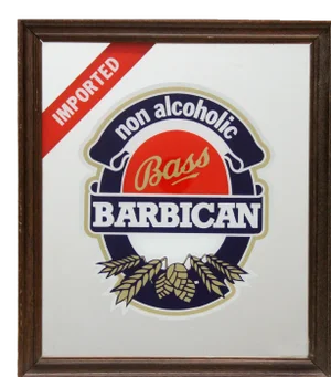 Bass Beer, "Barbican", Print on Mirror