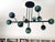 Contemporary Green Spheres Murano Glass Sputnik Chandelier by Simoeng For Sale - Image 9 of 9