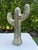 Late 20th Century Vintage Sculptural Ceramic Cactus Sculpture in Mottled Desert Glaze, 15.5” For Sale - Image 5 of 8