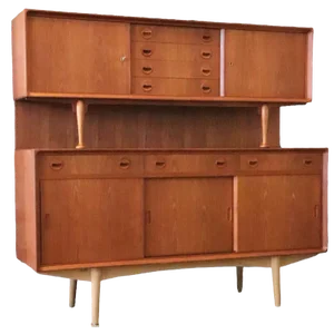 Danish Stylish Credenza in Teak and Oak, 1960s