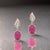 Natural Ruby Diamond Earrings 14k Gold 1.55 TCW Certified For Sale - Image 13 of 14