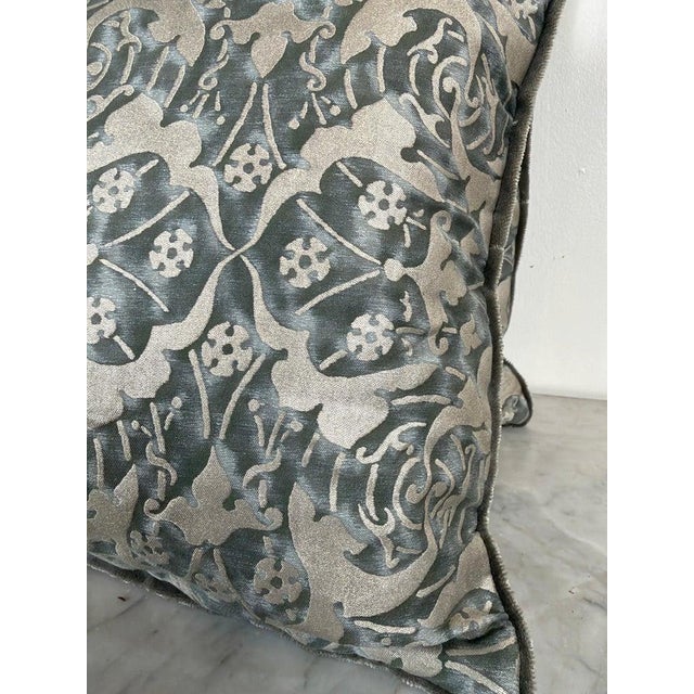 Pair of Custom Mariano Fortuny Pillows For Sale - Image 10 of 11
