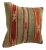 Turkish Anatolian Handwoven Striped Design Kilim Pillow For Sale