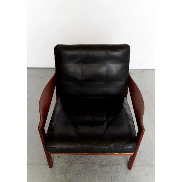 Mid-Century Modern Easy Chair by Illum Wikkelsø for Niels Eilersen, 1960s For Sale - Image 9 of 15