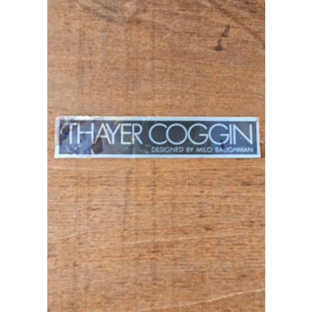 1970s Vintage Boho Tagged Milo Baughman for Thayer Coggin Dining Table For Sale - Image 12 of 12