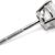 Unisex 14k White Gold 1.29ctw Round Diamond Screw Back Stud Earrings, Pair For Sale In Houston - Image 6 of 8