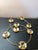 Pair of Vintage 4-Candle Holder Brass Rings For Sale - Image 4 of 5