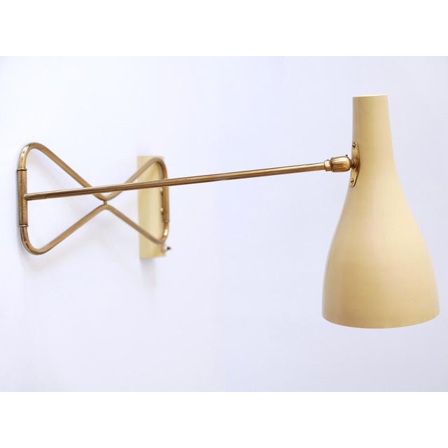Metal Mid-Century Modern Wall Lamp 9590/28 by Cosack, Germany, 1950s For Sale - Image 7 of 18