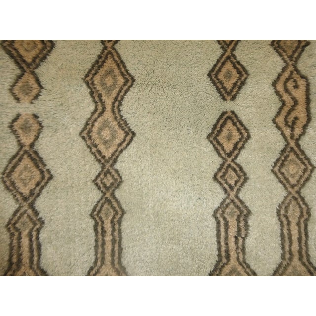 Textile Custom Beni Mrirt Wool Runner 3' X 10' For Sale - Image 7 of 8