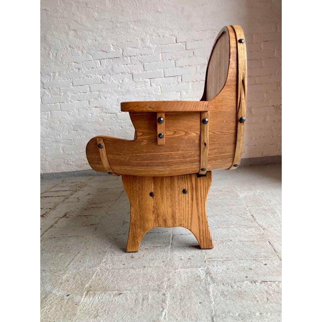 Country Style Armchairs and Sofa, Italy, 1960s, Set of 3 For Sale - Image 14 of 17