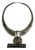 Mid 20th Century Miao Tribe Silver Necklace with Coiled Rings with Center Medallion For Sale
