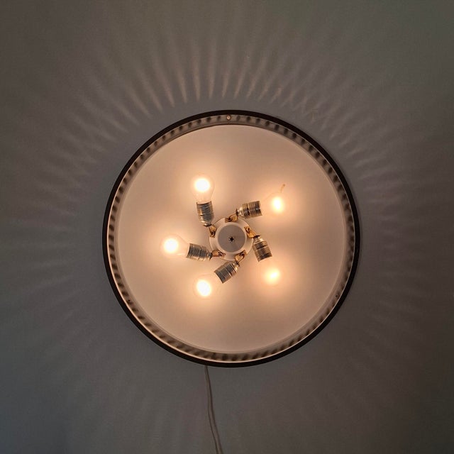 Mid-Century Modern Large Vintage Ceiling Light from Hillebrand, 1960s For Sale - Image 3 of 18
