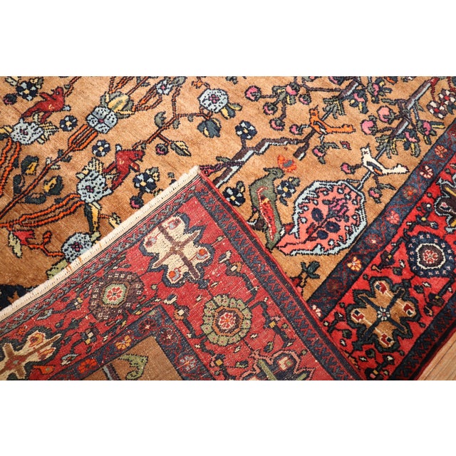 Zabihi Collection Persian Pictorial Rug For Sale In New York - Image 6 of 8