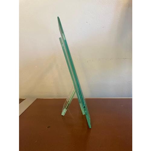 1980s Vintage Glass Photo Frame from Fontana Arte, 1980s For Sale - Image 5 of 7