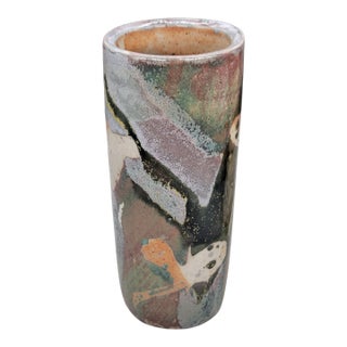 Late 20th Century Don Curreri Art Pottery Vase For Sale