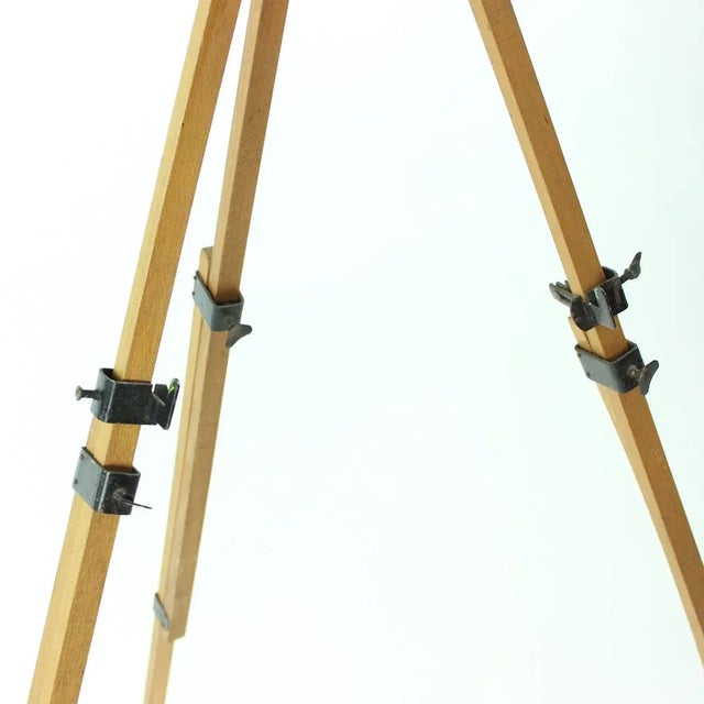 Wood Vintage Wooden Tripod Easel, 1920s For Sale - Image 7 of 9