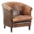Vintage Club Chair in Sheepskin Leather For Sale