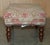 Original Vintage George Smith Kilim Upholstered Footstool for 2 People to Share For Sale - Image 10 of 14