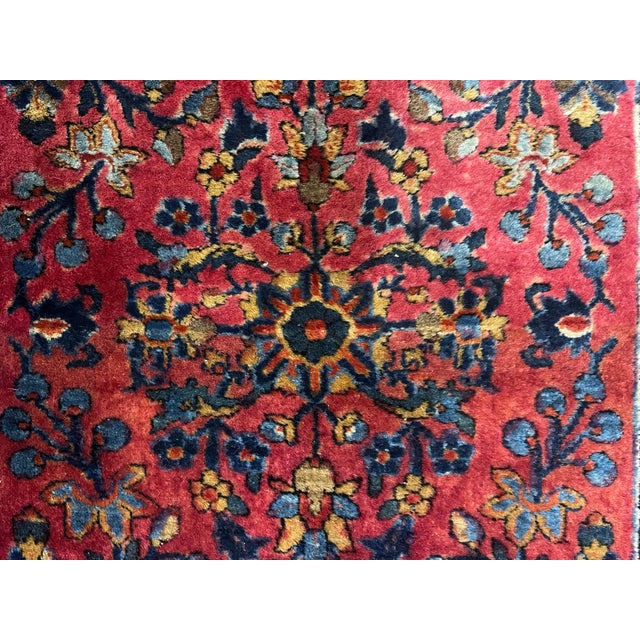 Antique Mohajeran Sarouk Rug 2’0" X 4’9” For Sale In New York - Image 6 of 6