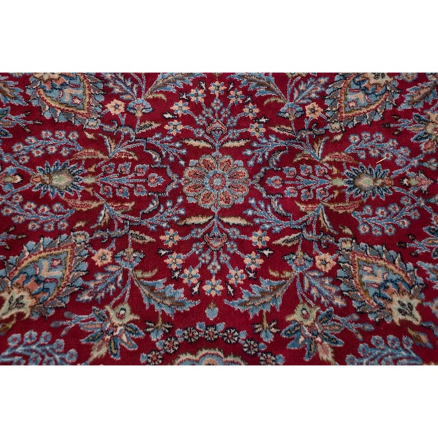 Vintage Kerman Rug - 10' X 13'3" For Sale - Image 4 of 9