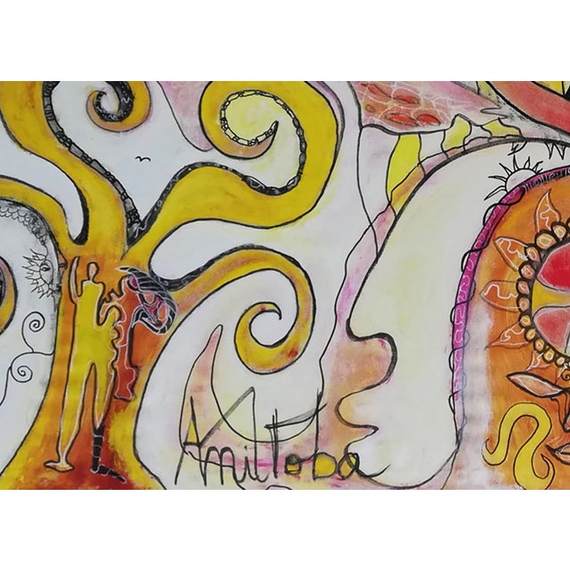 Contemporary Manitoba, Chateau d'âmes, 2020, Mixed Media For Sale - Image 3 of 6