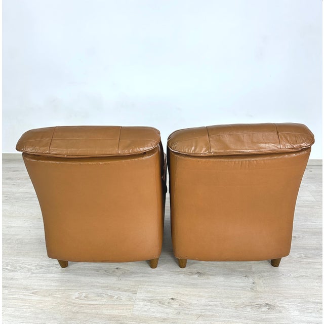 Italian Lounge Chairs - A Pair For Sale In New York - Image 6 of 12