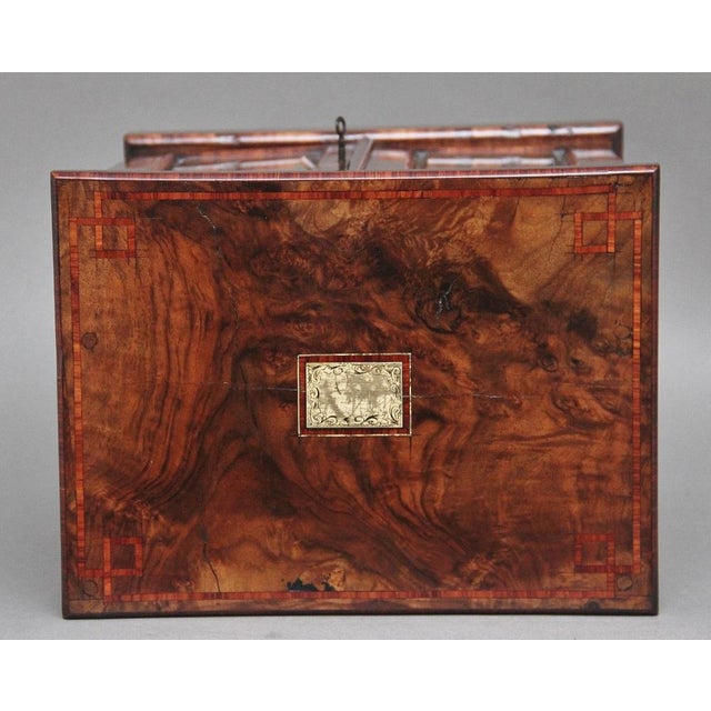 19th Century Walnut Table Cabinet, 1870s For Sale - Image 12 of 14