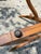 Vintage Mid Century Moroccan Embossed Brass Teak Wood Spider-Leg Coffee Table For Sale - Image 9 of 14